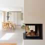 Chichester Harbour Residence | Three sided stove  | Interior Designers